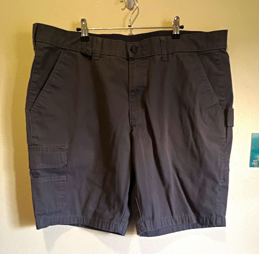 Brahma Men's Gray Work Cargo Shorts Size 40 Canvas Construction